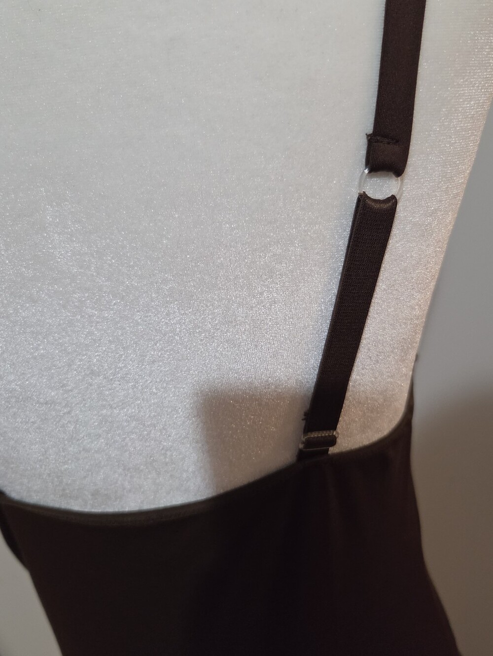 Vintage Y2k Brown And Cream Lace Dainty Feminine Casual Cami Tank Top | S - Picture 6 of 10